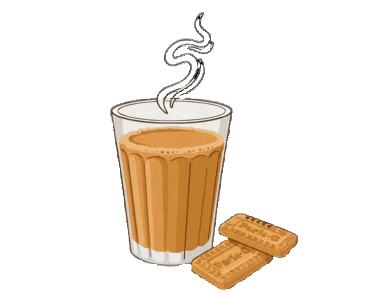 A steaming cup of tea