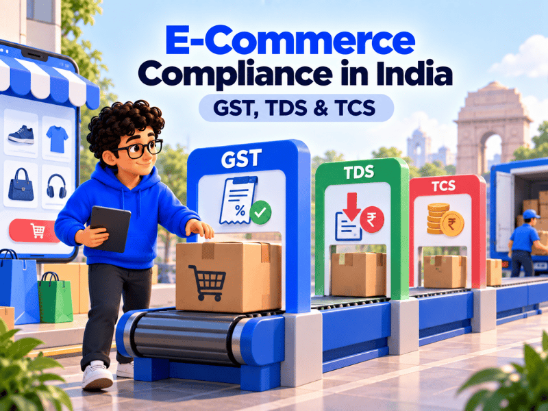 E-Commerce Compliance in India: GST, TDS & TCS