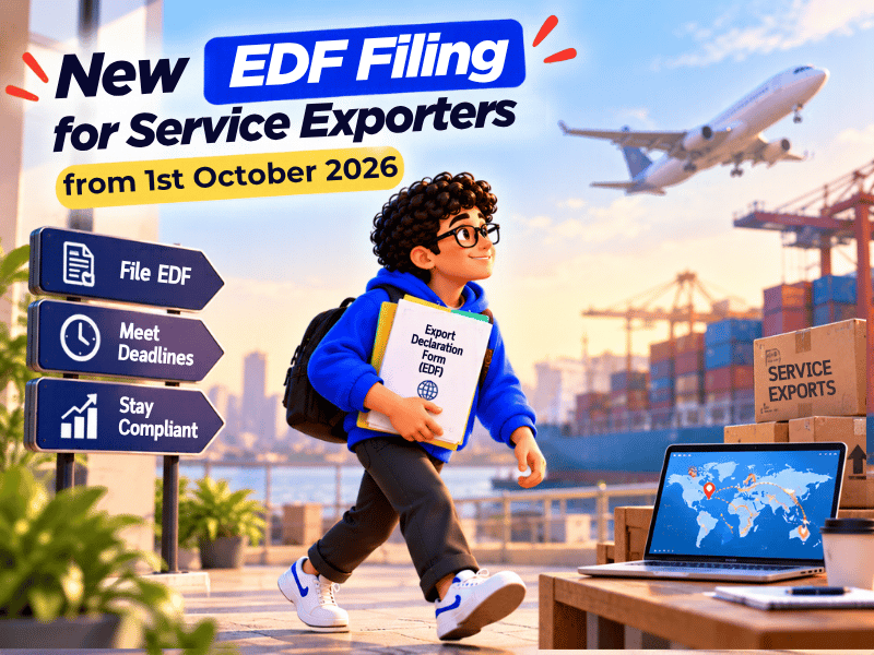 EDF Filing for Service Exporters from 1 October 2026: Complete Guide