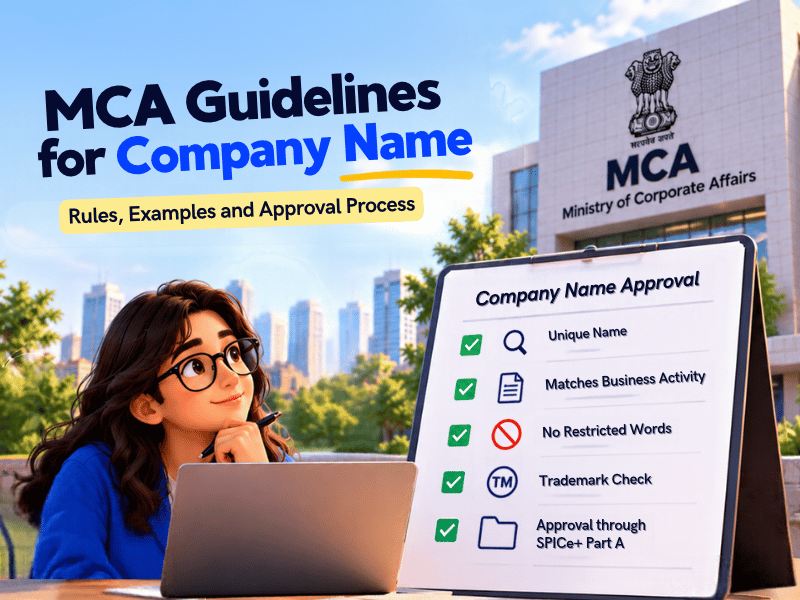 MCA Guidelines for Company Name Reservation in India