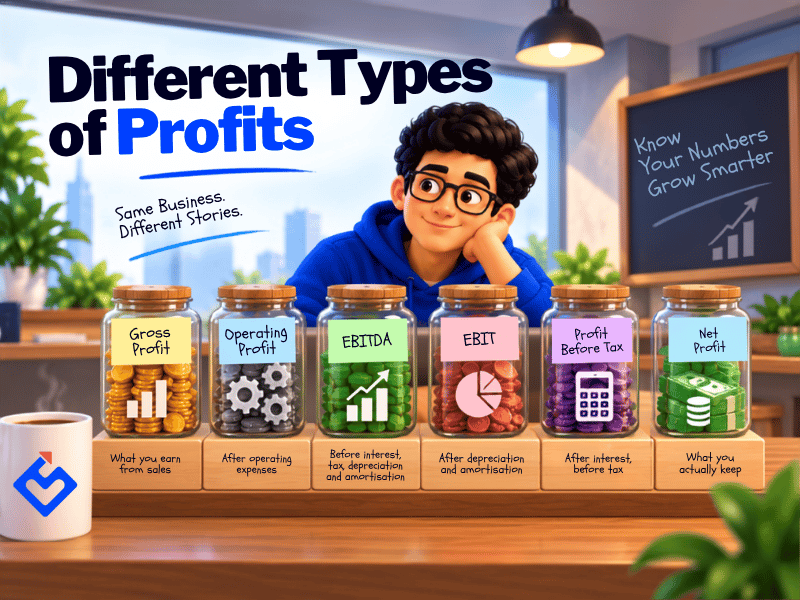 Understanding Different Types of Profits:  Gross Profit, CM1, CM2, CM3, EBIDTA, PAT, PBT, Net Profit