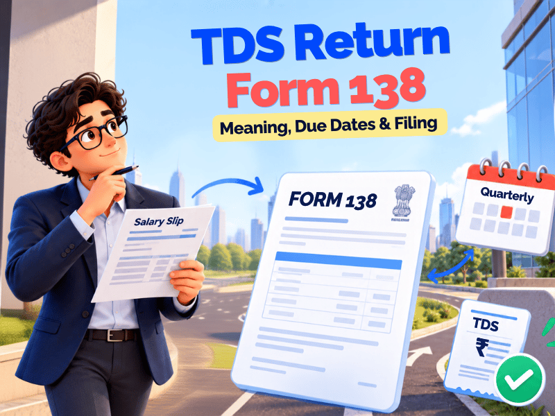 TDS Return Form 138: Meaning, Due Date, Applicability & Process