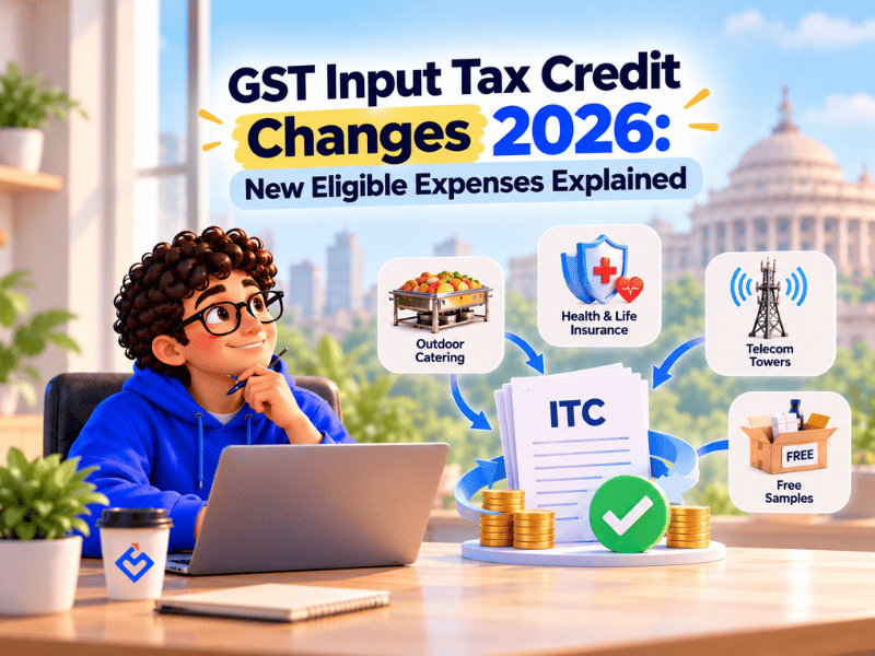 GST Input Tax Credit Changes 2026: New Eligible Expenses Explained