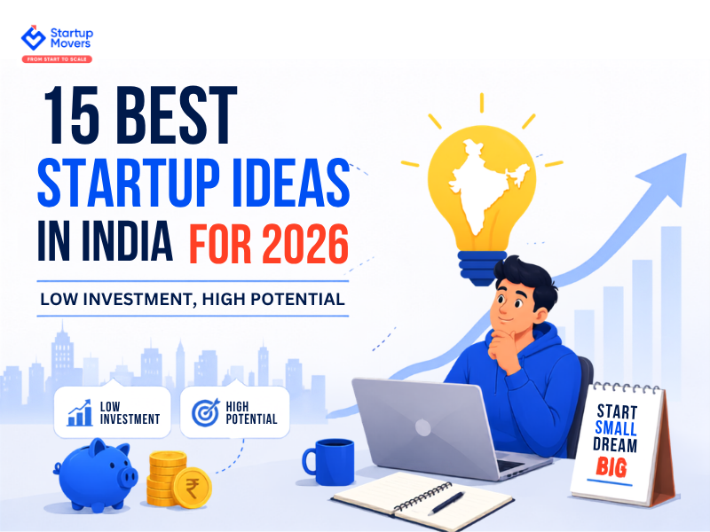 15 Best Startup Ideas in India for 2026 (You Can Start)