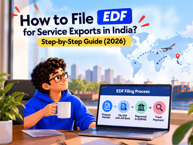 How to File EDF for Service Exports in India? Step-by-Step Guide (2026)