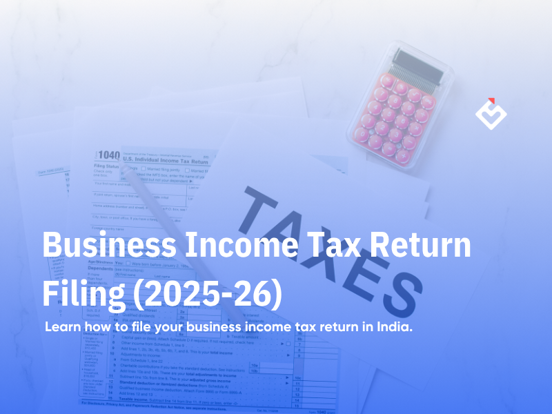Business Income Tax Return Filing (2025-26)