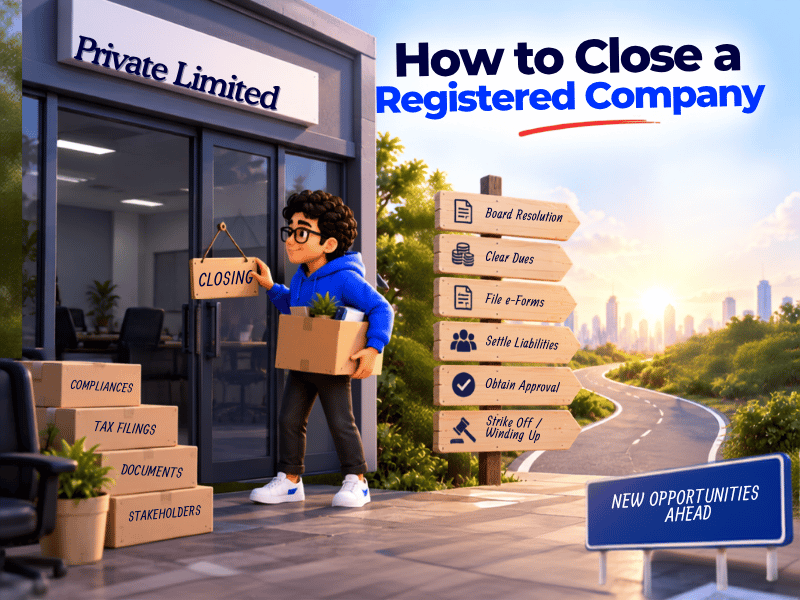 How to Close a  registered Company? Step By Step Procedure!
