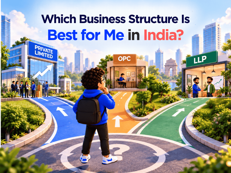 Which Business Structure Is Best for Me in India? (2026)