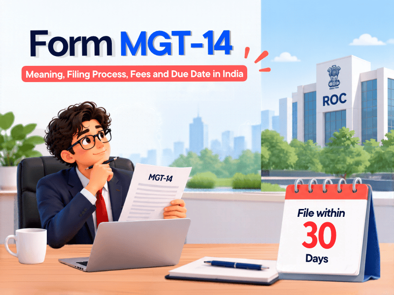 form MGT-14 Filing
