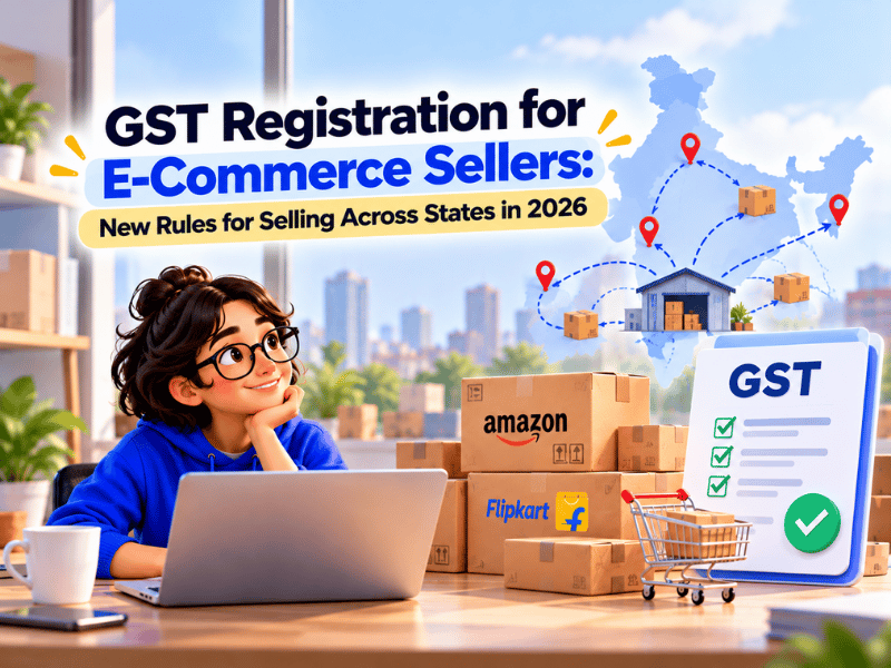 GST Registration for E-Commerce Sellers: New Rules for Selling Across States in 2026