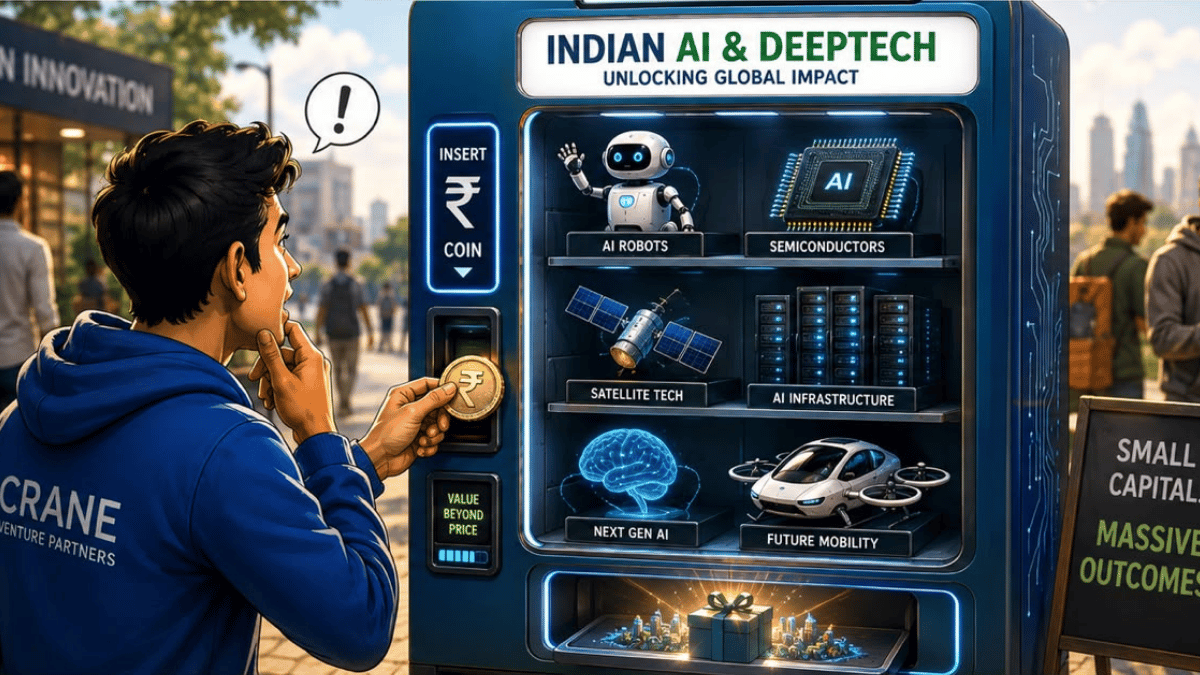 $80B+ invested in Indian Ai but Crane Venture say it's Undervalued